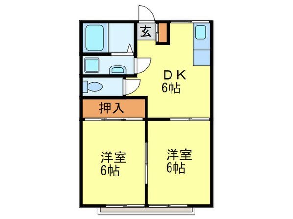 アロービルの物件間取画像